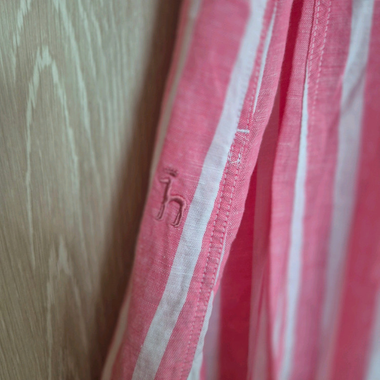 헤지스 스트라이프 원피스 롱셔츠남방 사이즈 90 이미지