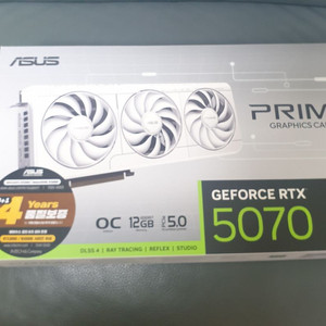 ASUS 지포스 5070 PRIME WHITE 화이트 OC / 라이젠 9800X3D 특가세트 ( 붉은사막 ) 이미지