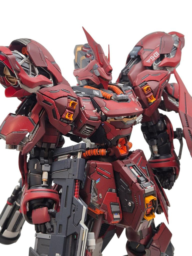 유명 모델러 작품 도색작 YJ 1/90 사자비 건담 레진 컨버젼 I.D 이미지