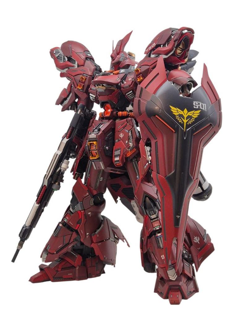 유명 모델러 작품 도색작 YJ 1/90 사자비 건담 레진 컨버젼 I.D 이미지