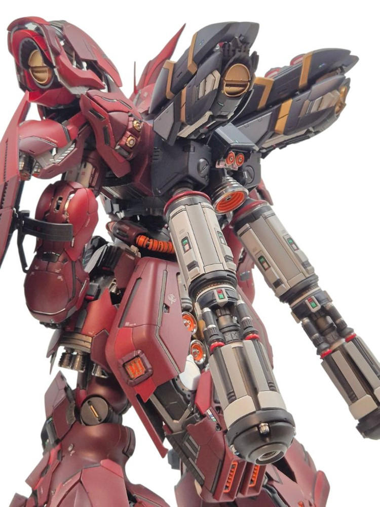 유명 모델러 작품 도색작 YJ 1/90 사자비 건담 레진 컨버젼 I.D 이미지