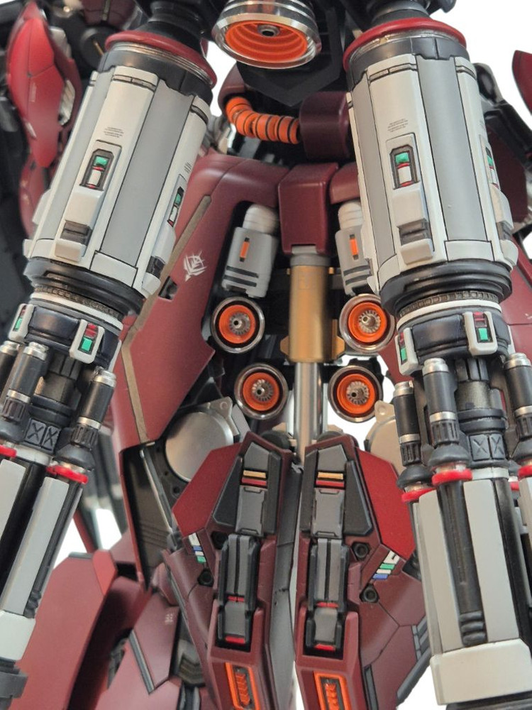 유명 모델러 작품 도색작 YJ 1/90 사자비 건담 레진 컨버젼 I.D 이미지