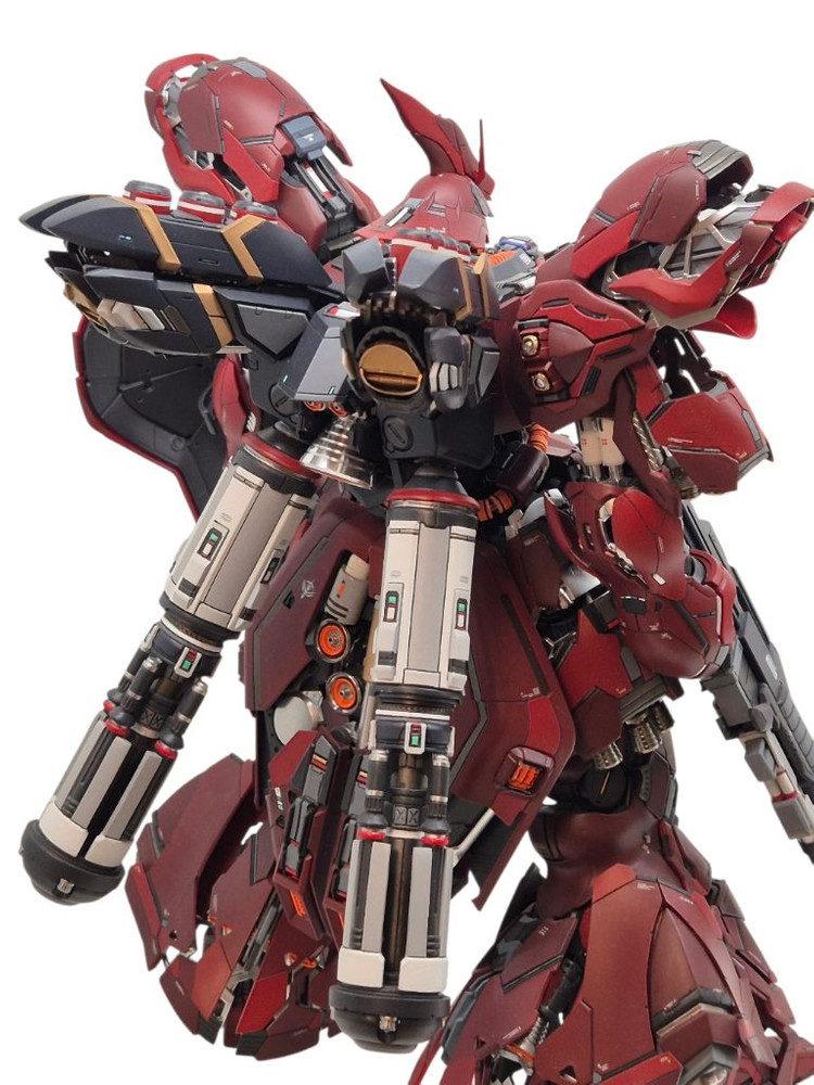 유명 모델러 작품 도색작 YJ 1/90 사자비 건담 레진 컨버젼 I.D 이미지