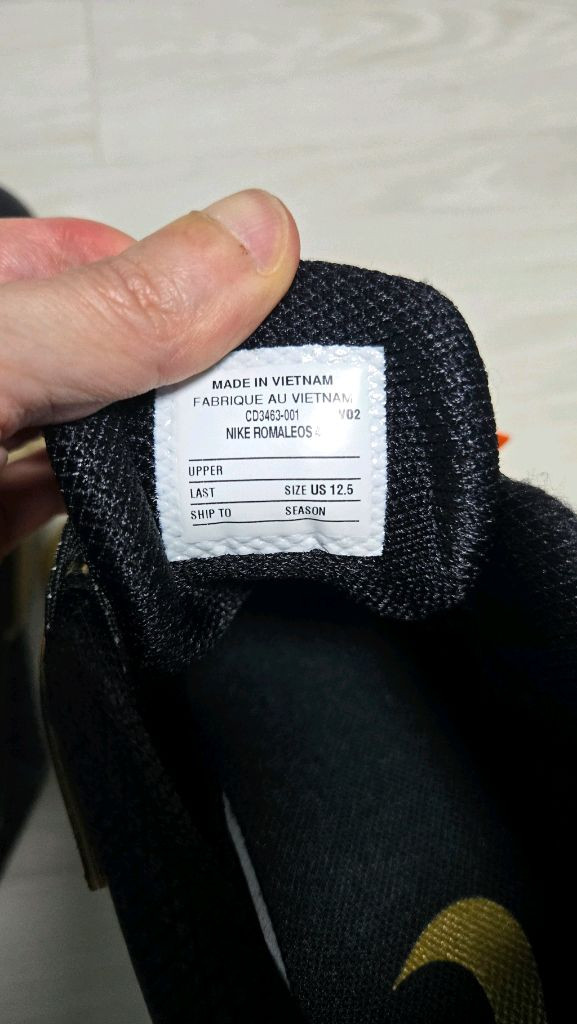 나이키 로말레오4 역도화 헬스화 트레이너화 305mm 판매합니다 왕발 빅사이즈 이미지