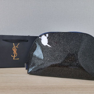 정품) 입생로랑 블랙 파우치 (코스메틱) 이미지