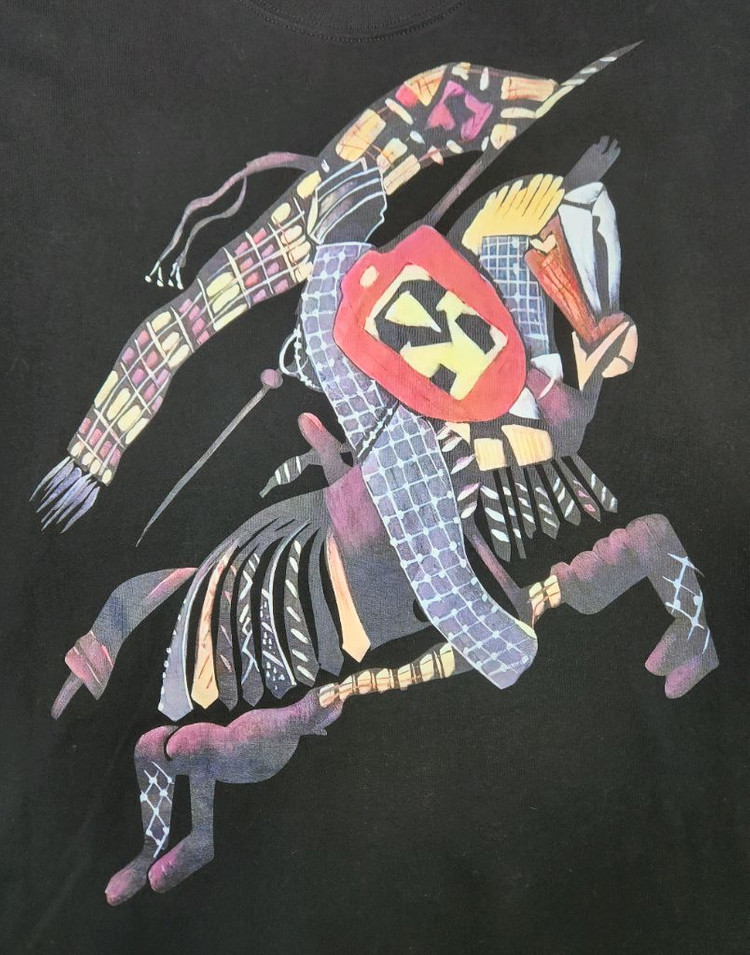 [좋습니다 남성용] 버버리 기사 프린팅 반팔 티셔츠 L 사이즈 루이비통 샤넬 구찌 펜디 프라다 에르메스 디올 아미리 이미지