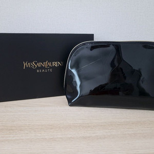 정품) 입생로랑 블랙 파우치 (코스메틱) 이미지