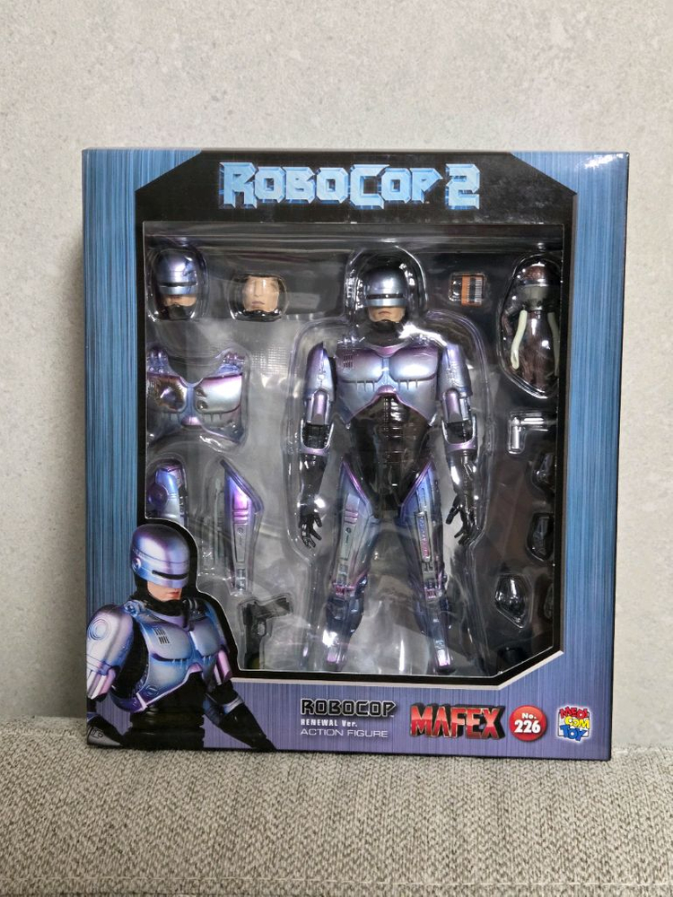 마펙스 로보캅1,2 리뉴얼버전 mafex 1/12 액션피규어 이미지