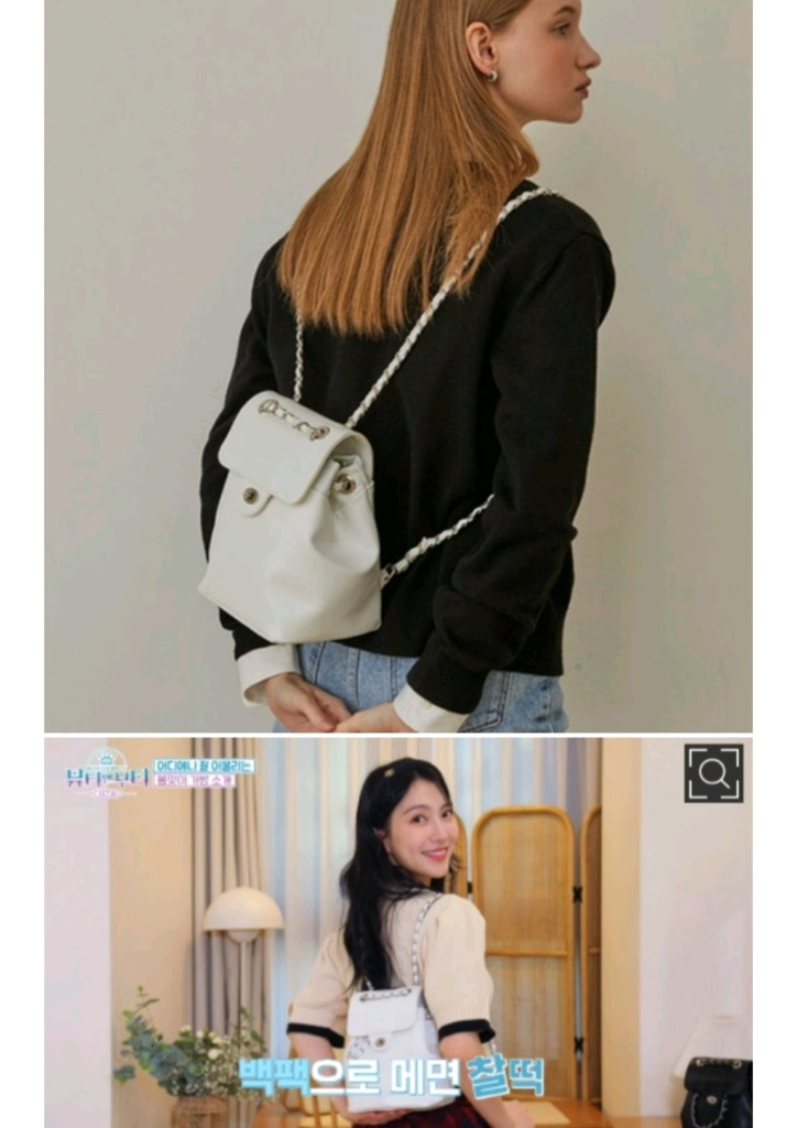 아노에틱 실버 체인백팩/ 새들러 숄더백 이미지