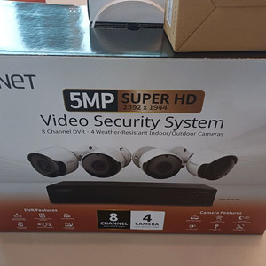 한화테크윈 CCTV 500만화소 4채널 wd정품 1tb 이미지