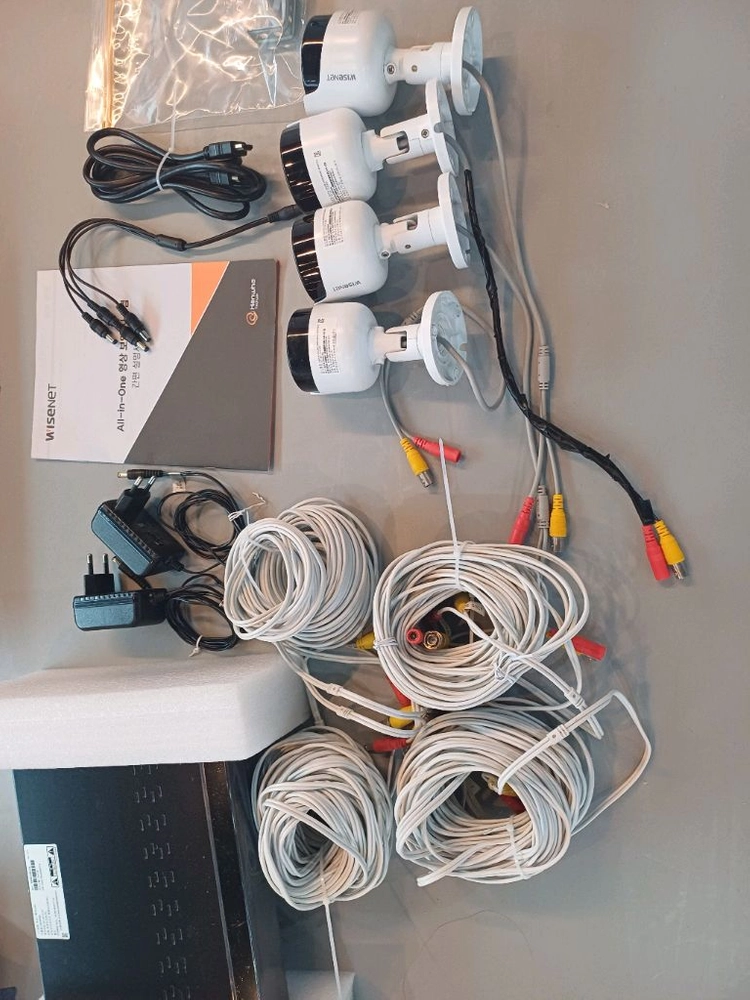 한화테크윈 CCTV 500만화소 4채널 wd정품 1tb 이미지