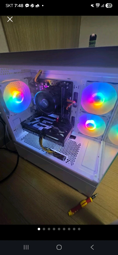 신제품급rtx5060 고사양 게이밍 pc - 안심되는 중고거래