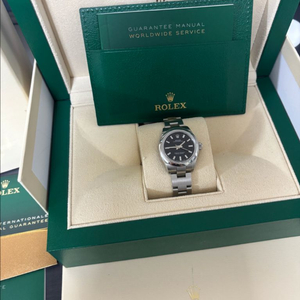 롤렉스 오이스터퍼페츄얼 op 28 블랙 검판 이미지