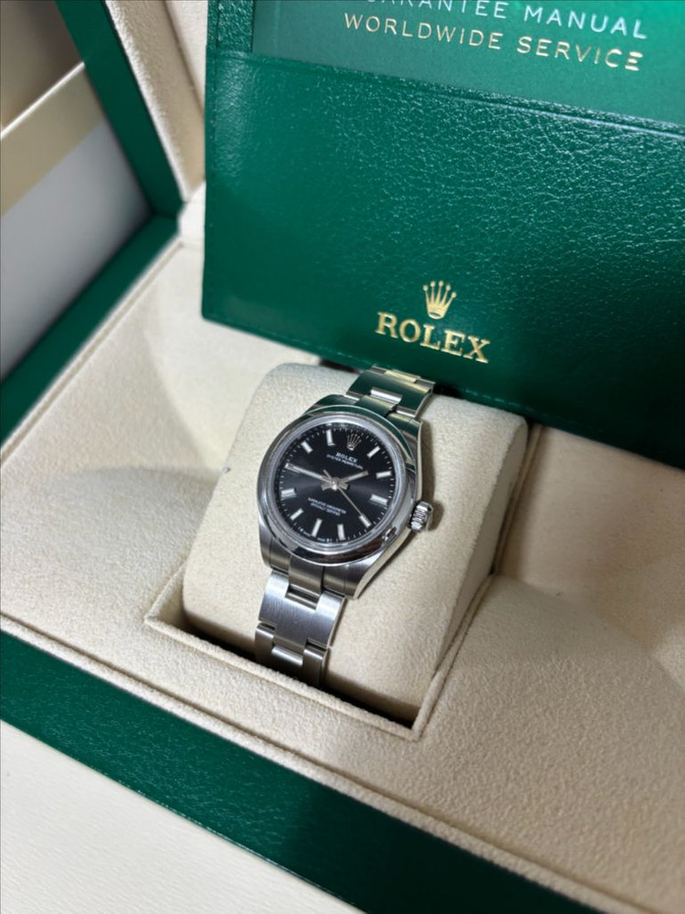 롤렉스 오이스터퍼페츄얼 op 28 블랙 검판 이미지