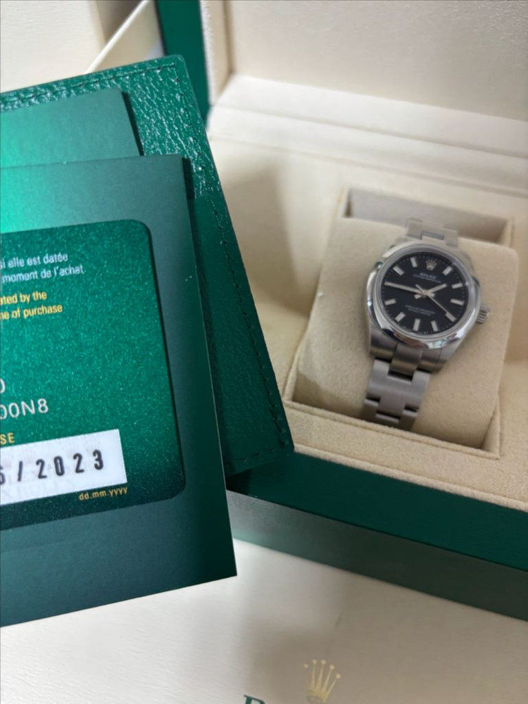 롤렉스 오이스터퍼페츄얼 op 28 블랙 검판 이미지