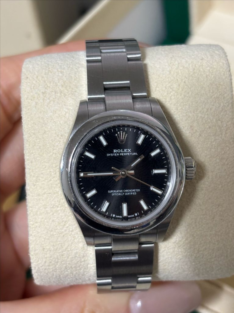 롤렉스 오이스터퍼페츄얼 op 28 블랙 검판 이미지