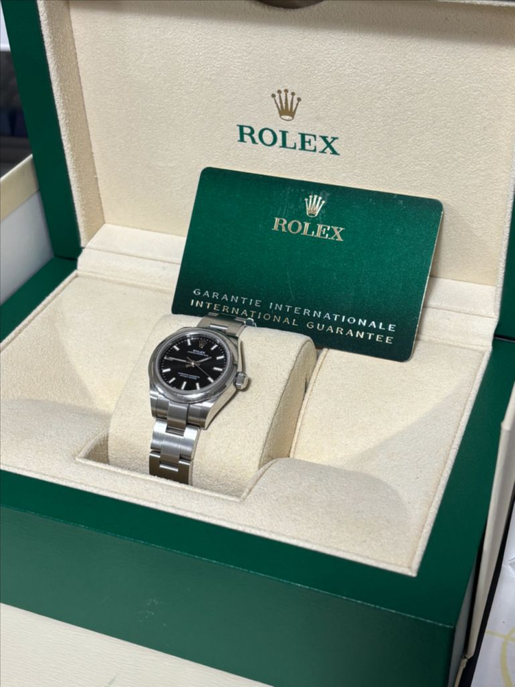 롤렉스 오이스터퍼페츄얼 op 28 블랙 검판 이미지