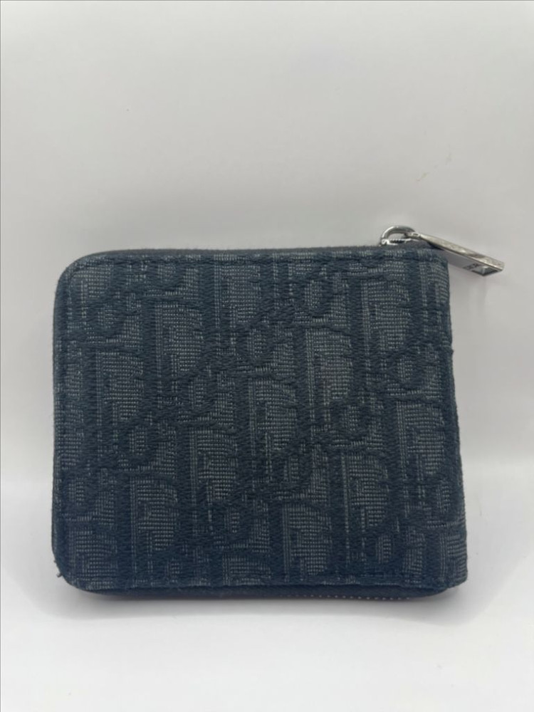 [OS] 디올 오블리크 자카드 지퍼 반지갑 이미지