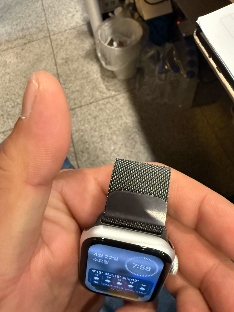 애플워치 se44 배성능90 기스있음 이미지