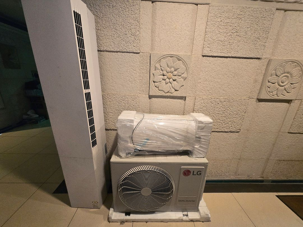 LG전자 듀얼 인버터 에어컨 2in1에어컨 팝니다. 전시상품이에여. 이미지