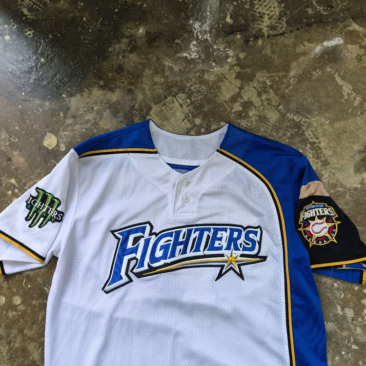 XL) NPB 홋카이도 니혼햄파이터즈 져지 유니폼 야구 유니폼 이미지