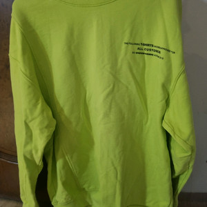 시스템옴므 라임그린 맨투맨. 90 이미지