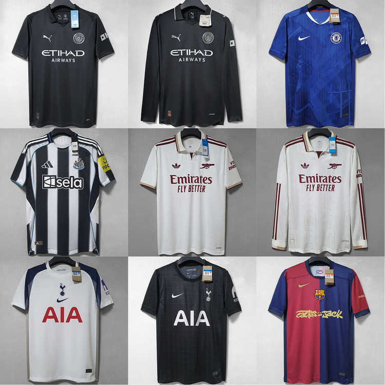 (국내배송) 25-26 축구 클럽 유니폼 져지 판매 (레알 바르샤 리버풀 아스날 첼시 맨유 맨시티 토트넘 뉴캐슬) 이미지