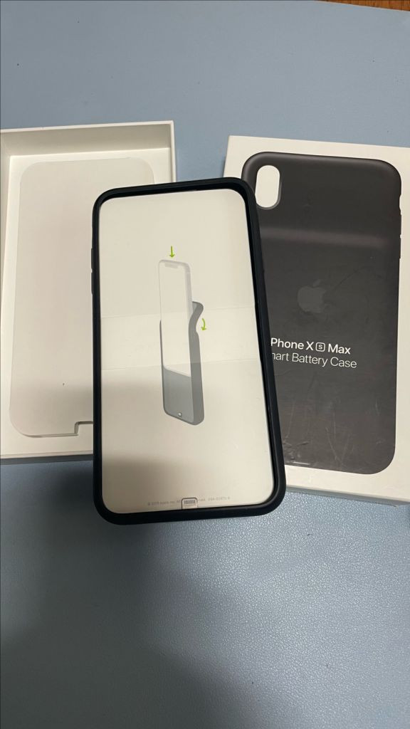 아이폰xs max ,256기가,정품 스마트배터리 케이스 포함인스타 감성 사진찍기 좋음모든기능 정상배터리 71프로상태 이미지
