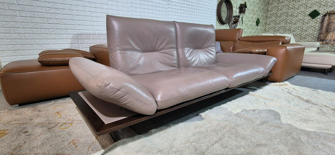 한샘 바흐801 이태리 마스트로또 천연 통가죽 3인 소파 이미지