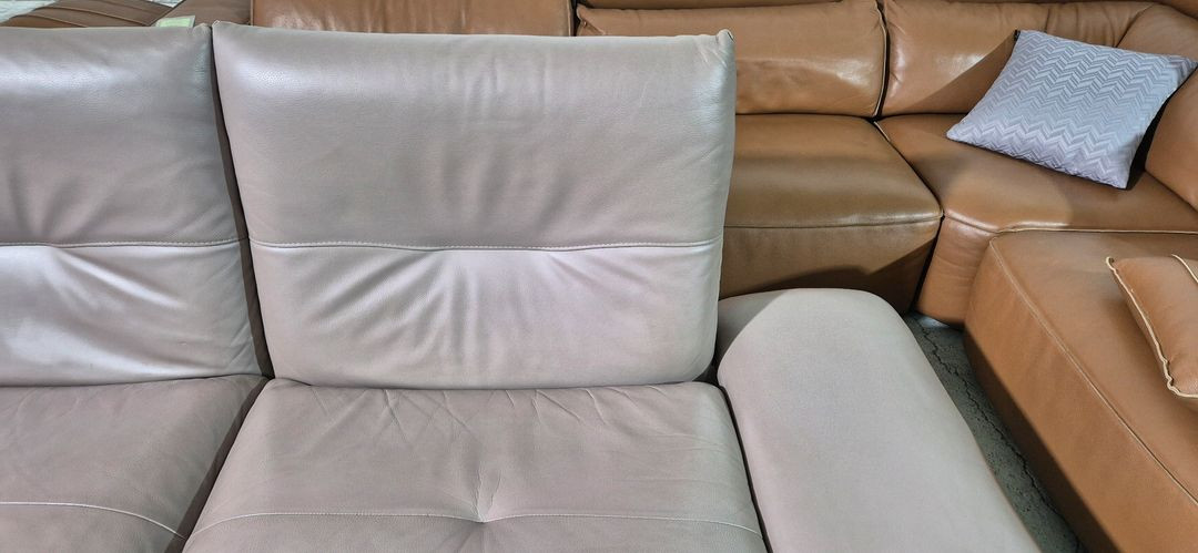 한샘 바흐801 이태리 마스트로또 천연 통가죽 3인 소파 이미지