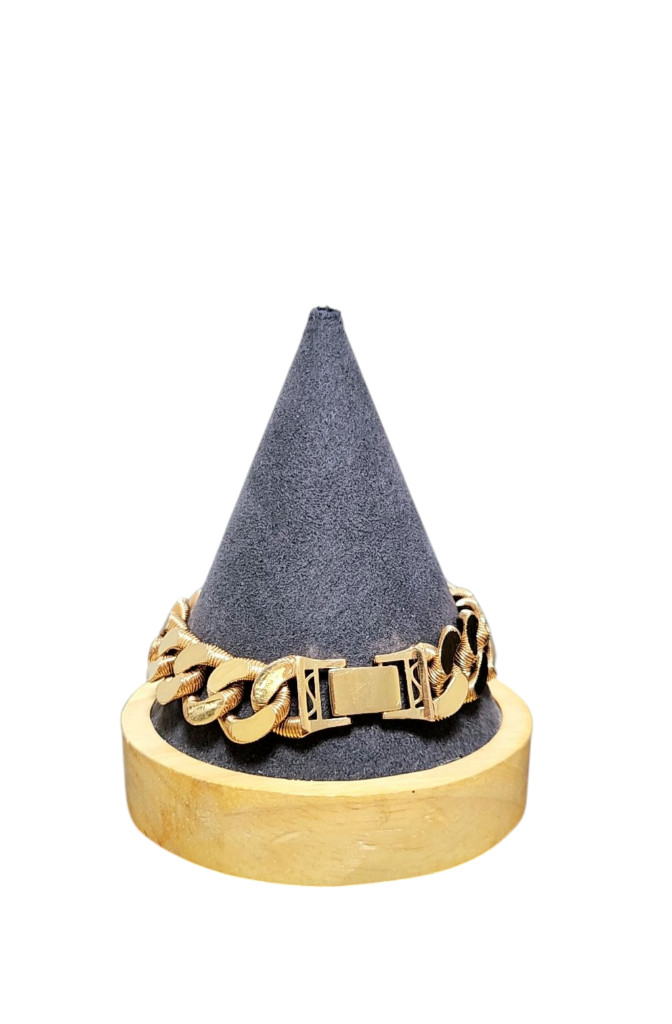 18k체인팔찌,남성팔찌,부산금팔찌,할로우팔찌,귀금속 이미지