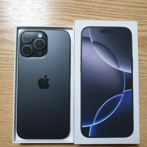 아이폰 16 프로맥스 256GB 블랙티타늄 배터리98% 상태S급 이미지