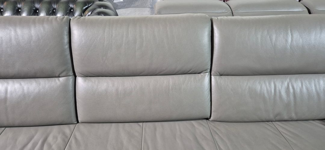 자코모 쿠시 슈렁큰 천연 통가죽 4인 소파 이미지