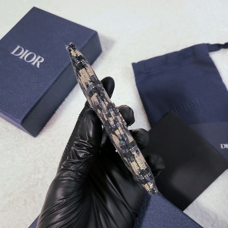 [새상품급/풀구성] 디올 오블리크 카드홀더 카드지갑 이미지