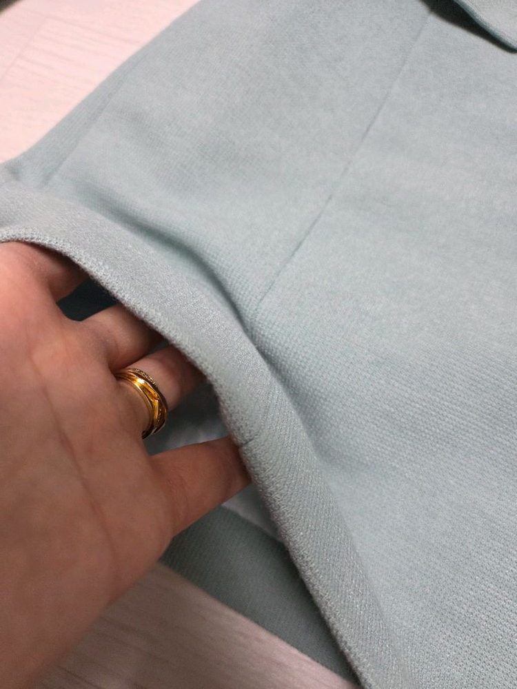 민트색 더블 버튼 자켓 무료배송 이미지