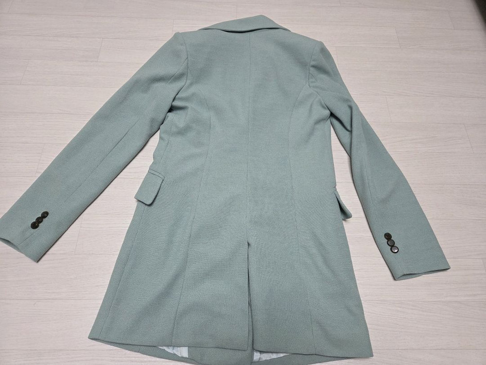 민트색 더블 버튼 자켓 무료배송 이미지