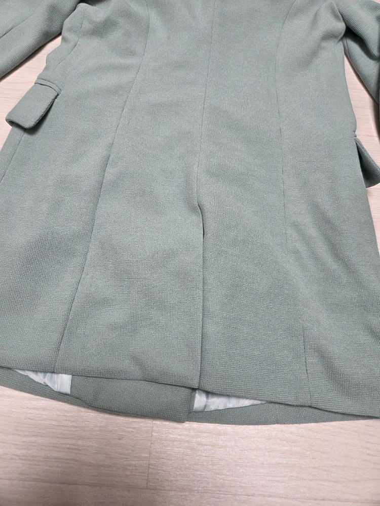 민트색 더블 버튼 자켓 무료배송 이미지