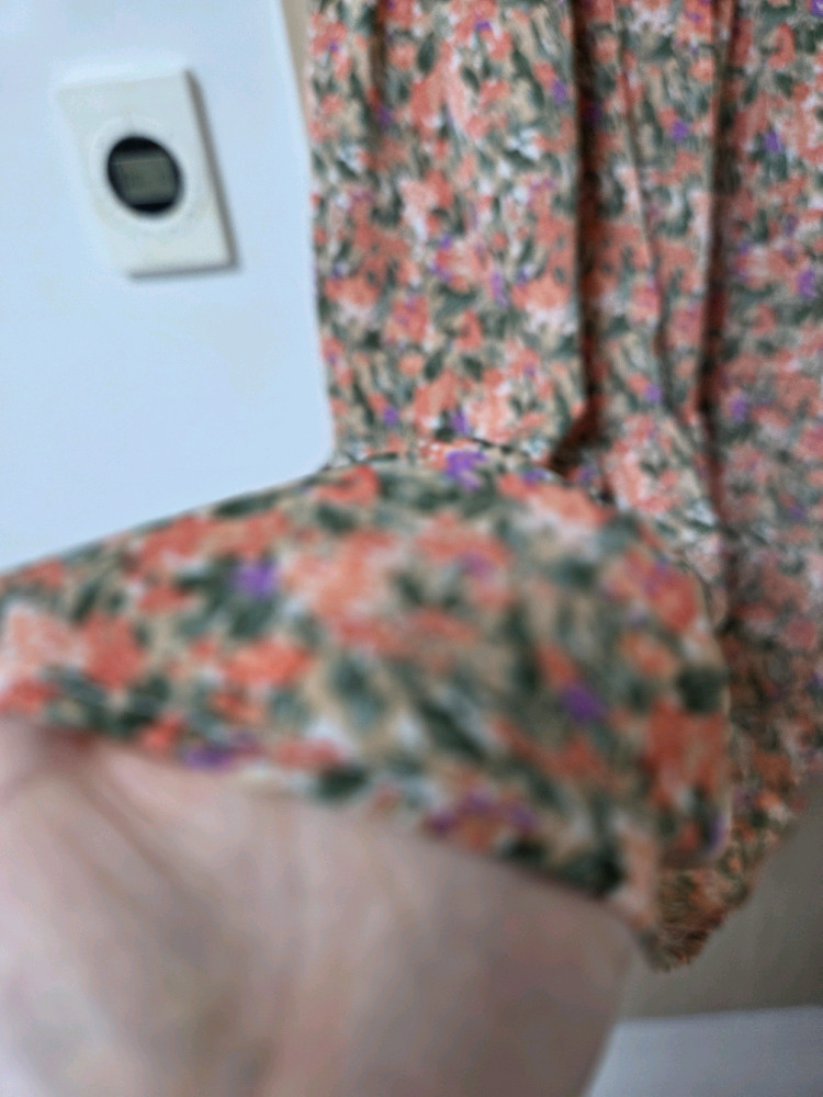 플라워 패턴 롱 뷔스티에 원피스 이미지