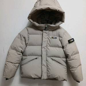 네셔널지오그래픽 키즈 숏패딩 다운점퍼 사이즈 120 이미지