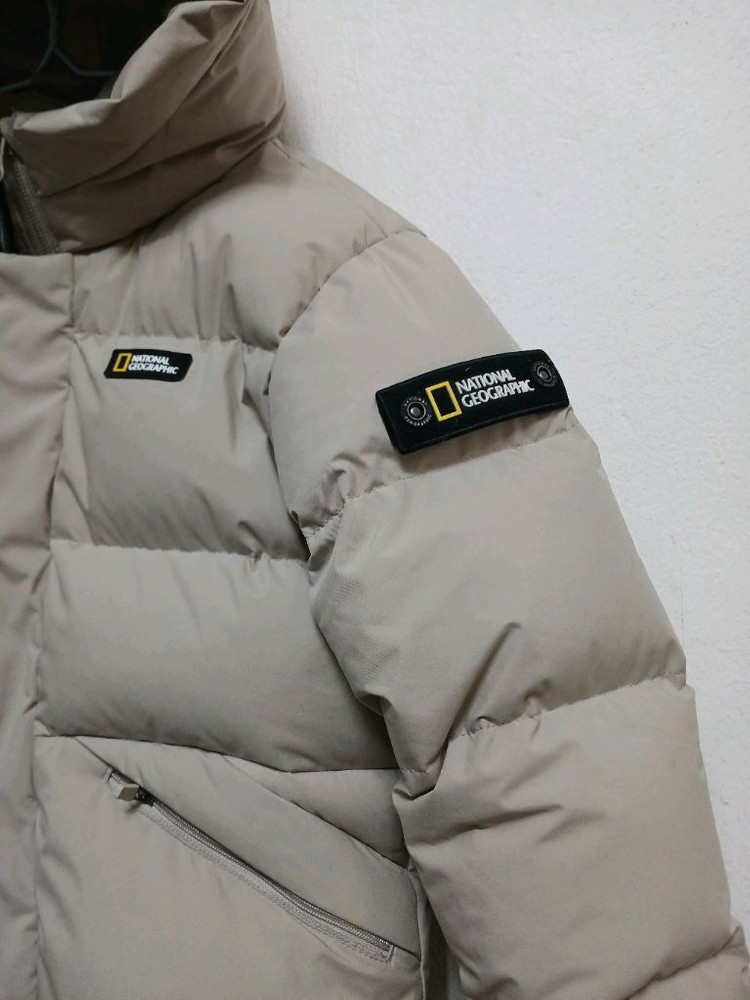 네셔널지오그래픽 키즈 숏패딩 다운점퍼 사이즈 120 이미지