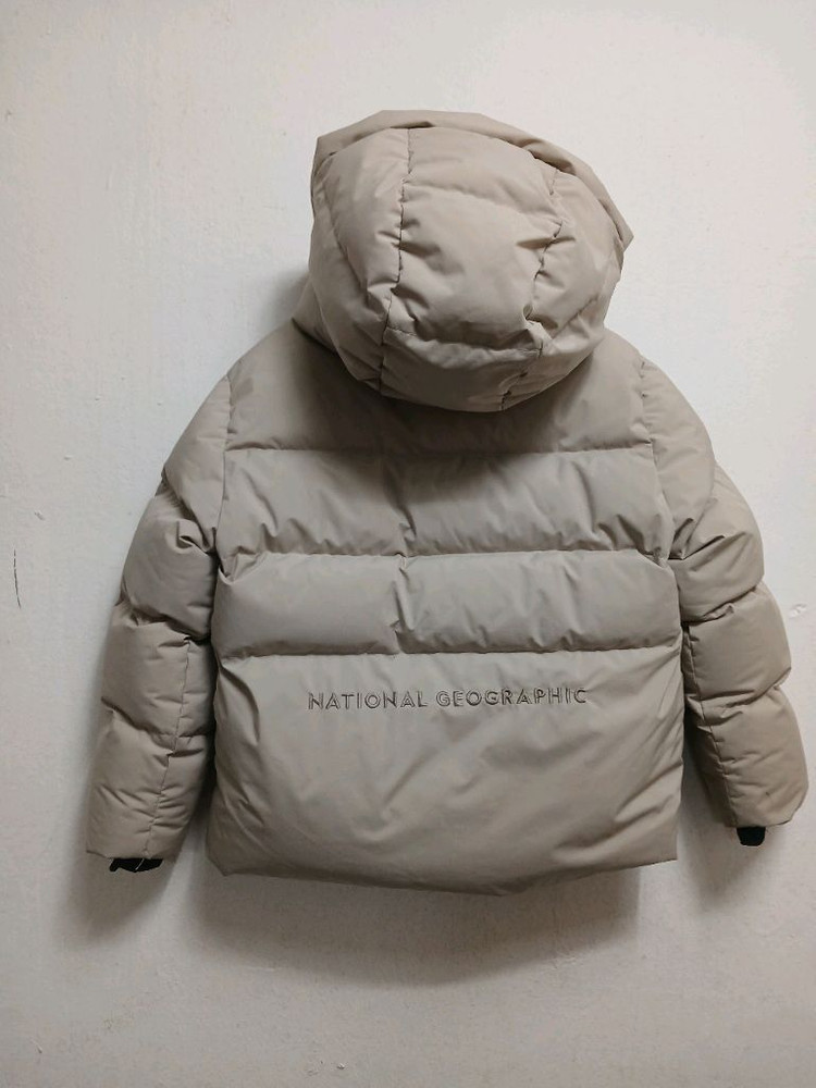 네셔널지오그래픽 키즈 숏패딩 다운점퍼 사이즈 120 이미지