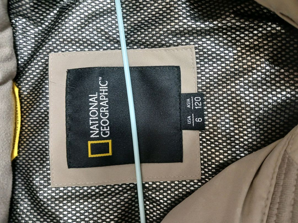 네셔널지오그래픽 키즈 숏패딩 다운점퍼 사이즈 120 이미지