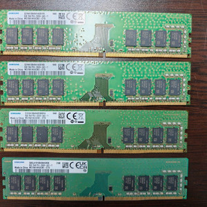 삼성 DDR4 2666MHz RAM 메모리 8GB 4개 (32GB) 이미지