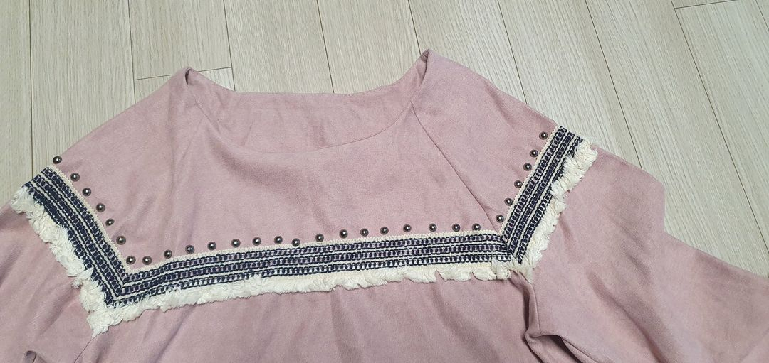 여성 롱티셔츠 /원피스 거의 새상품 이미지