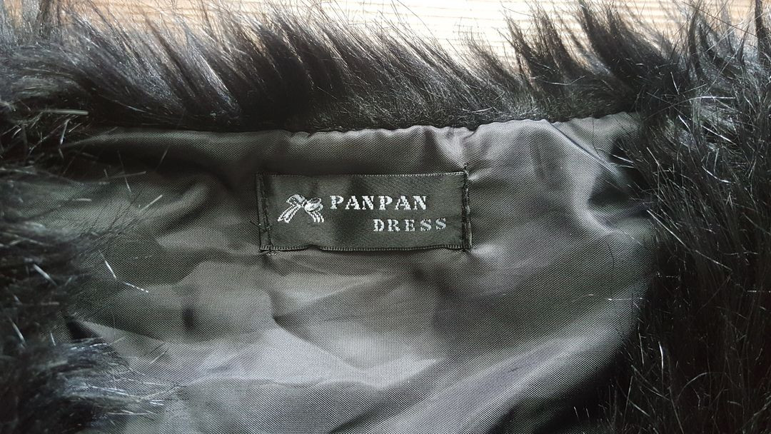 여성 55 66 퍼 베스트 털 조끼 블랙 레드 이미지