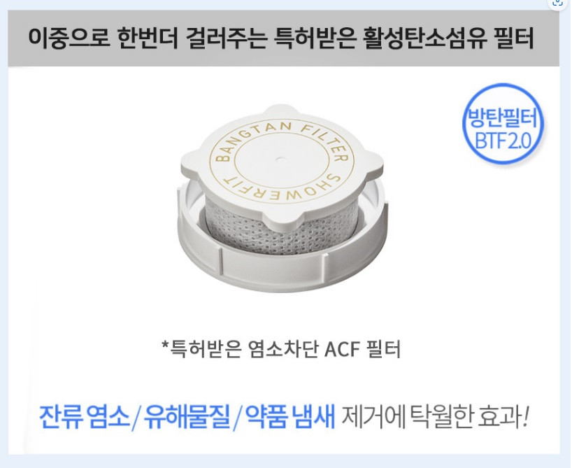 샤워핏 멀티 필터 샤워기 기본방탄세트 (샤워기 헤드 + 필터 2종) 미개봉 새제품 이미지