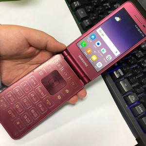 갤럭시폴더2 16GB 버건디 중고폰 공신폰 효도폰 자녀폰 공부폰 210377 이미지