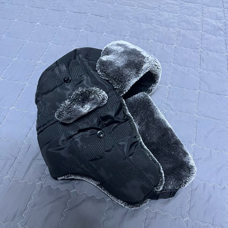 군밤모자 방한 귀도리 모자 방한모 방한모자 겨울모자 털모자 (남녀공용) 이미지