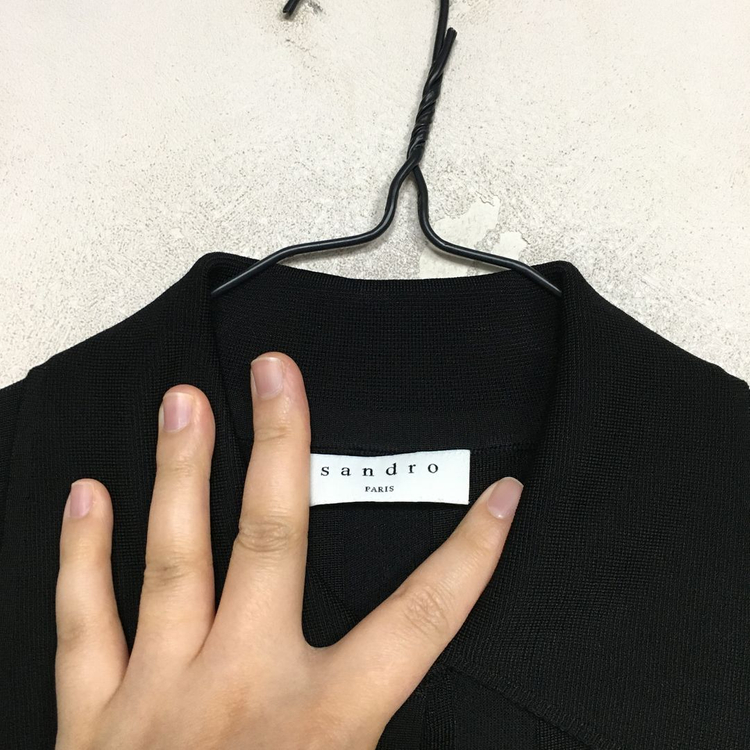 SANDRO 산드로 리브드 골지 가디건 0 이미지