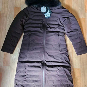 (새제품)K2패딩 여성 구스다운 리버시블 롱 다운(초코와인색 90) 이미지